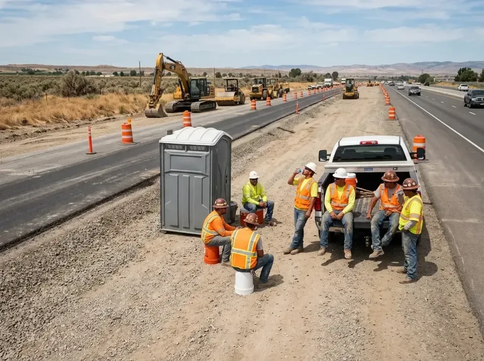 highway-road-construction-crew-007 — frequently asked questions, Porta Potty and Restroom Rentals in Carbondale, CO